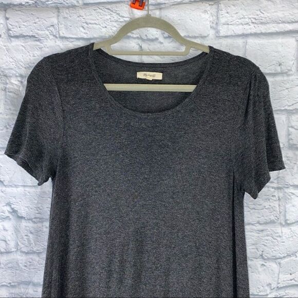 Madewell t-shirt scoopneck short sleeve dress sz XXS women - Picture 7 of 11